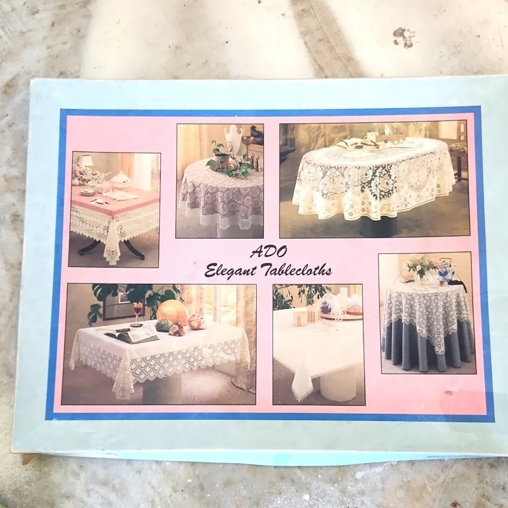 NIB 4 Brigitte Beige Lace Placemats